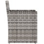Garden armchair with gray synthetic rattan cushion by vidaXL, Garden chairs - Ref: Foro24-362321, Price: 71,97 €, Discount: %