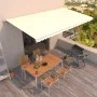 Toldo retráctil automático crema 600x350 cm de vidaXL, Toldos - Ref: Foro24-3069047, Precio: 810,87 €, Descuento: %