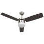 Ceiling fan with light with dark brown control 108 cm by vidaXL, Ceiling fans - Ref: Foro24-51491, Price: 146,65 €, Discount: %