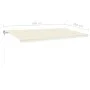 Automatic retractable cream awning 600x350 cm by vidaXL, Awnings - Ref: Foro24-3069047, Price: 810,89 €, Discount: %