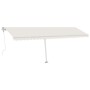 Toldo de pie automático crema 600x350 cm de vidaXL, Toldos - Ref: Foro24-3069687, Precio: 867,47 €, Descuento: %