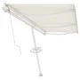 Cream automatic standing awning 600x350 cm by vidaXL, Awnings - Ref: Foro24-3069687, Price: 887,61 €, Discount: %