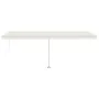 Cream automatic standing awning 600x350 cm by vidaXL, Awnings - Ref: Foro24-3069687, Price: 887,61 €, Discount: %