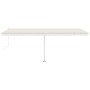 Toldo de pie automático crema 600x350 cm de vidaXL, Toldos - Ref: Foro24-3069687, Precio: 867,47 €, Descuento: %