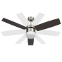 Ceiling fan with light with dark brown control 108 cm by vidaXL, Ceiling fans - Ref: Foro24-51491, Price: 146,65 €, Discount: %