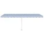 Automatic blue and white freestanding awning 600x350 cm by vidaXL, Awnings - Ref: Foro24-3069686, Price: 886,64 €, Discount: %