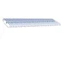 Automatic blue and white freestanding awning 600x350 cm by vidaXL, Awnings - Ref: Foro24-3069686, Price: 886,64 €, Discount: %