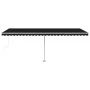 Automatischer Standmarkise in Anthrazitgrau, 600x350 cm. von vidaXL, Markisen - Ref: Foro24-3069689, Preis: 906,00 €, Rabatt: %