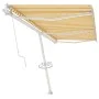 Gelb-weiße automatische Standmarkise 600x350 cm von vidaXL, Markisen - Ref: Foro24-3069688, Preis: 885,37 €, Rabatt: %