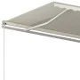 Automatic retractable awning with cream poles 6x3.5 m by vidaXL, Awnings - Ref: Foro24-3070087, Price: 903,99 €, Discount: %