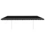 Automatic retractable awning with anthracite gray poles 6x3.5 m by vidaXL, Awnings - Ref: Foro24-3070089, Price: 924,02 €, Di...