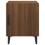 Bedside table 2 units plywood oak brown color by vidaXL, Nightstands - Ref: Foro24-817320, Price: 49,21 €, Discount: %