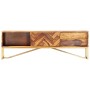 Mueble para TV madera maciza de sheesham 140x30x45 cm de vidaXL, Muebles TV - Ref: Foro24-247998, Precio: 190,05 €, Descuento: %