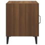 Bedside table 2 units plywood oak brown color by vidaXL, Nightstands - Ref: Foro24-817320, Price: 49,21 €, Discount: %
