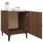 Bedside table 2 units plywood oak brown color by vidaXL, Nightstands - Ref: Foro24-817320, Price: 49,21 €, Discount: %