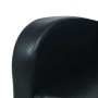 Conjunto de sofás 2 piezas cuero sintético negro