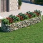 Galvanized iron gabion bed 400x100x50 cm by vidaXL, Pots and planters - Ref: Foro24-152042, Price: 76,15 €, Discount: %