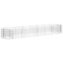 Galvanized iron gabion bed 400x100x50 cm by vidaXL, Pots and planters - Ref: Foro24-152042, Price: 76,15 €, Discount: %