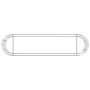 Galvanized iron gabion bed 400x100x50 cm by vidaXL, Pots and planters - Ref: Foro24-152042, Price: 76,15 €, Discount: %