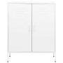 Armario almacenamiento acero blanco 80x35x101,5 cm