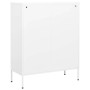 Armario almacenamiento acero blanco 80x35x101,5 cm