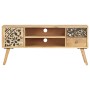 Mueble para TV madera maciza de mango 100x30x45 cm