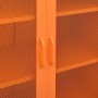Armario de almacenamiento acero naranja 80x35x101,5 cm