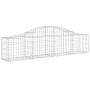 Gabionenkörbe 5 Stk. Bogenform Eisen 200x30x40/60 cm von vidaXL, Töpfe und Pflanzgefäße - Ref: Foro24-3145370, Preis: 244,81 ...