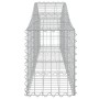 Gabionenkörbe 5 Stk. Bogenform Eisen 200x30x40/60 cm von vidaXL, Töpfe und Pflanzgefäße - Ref: Foro24-3145370, Preis: 244,81 ...