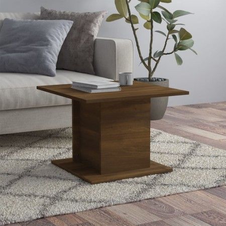 Couchtisch aus eichenbraunem Holzwerkstoff, 55,5 x 55,5 x 40 cm von vidaXL, Couchtisch - Ref: Foro24-813097, Preis: 30,04 €, ...