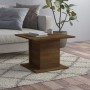Mesa de centro madera ingeniería marrón roble 55,5x55,5x40 cm de vidaXL, Mesas de centro - Ref: Foro24-813097, Precio: 30,04 €
