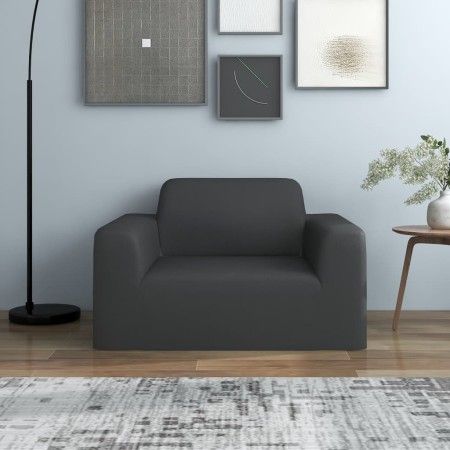 Elastic cover for anthracite polyester jersey armchair by vidaXL, Covers - Ref: Foro24-332936, Price: 27,95 €, Discount: %