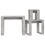 Stapelbare Tische 3 Stück Sperrholz Betongrau von vidaXL, Seitentische - Ref: Foro24-808607, Preis: 44,04 €, Rabatt: %