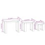 Stapelbare Tische 3 Stück Sperrholz Betongrau von vidaXL, Seitentische - Ref: Foro24-808607, Preis: 44,04 €, Rabatt: %