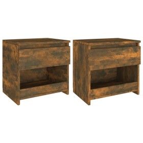 Nachttische 2 Stk. Sperrholz Eiche 40x30x39 cm von vidaXL, Nachttische - Ref: Foro24-815130, Preis: 46,50 €, Rabatt: %
