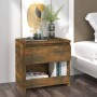Mesitas de noche 2 uds madera contrachapada roble 40x30x39 cm de vidaXL, Mesitas de noche - Ref: Foro24-815130, Precio: 46,43...