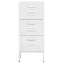 Armario de almacenamiento acero blanco 42,5x35x101,5 cm