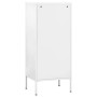 Armario de almacenamiento acero blanco 42,5x35x101,5 cm