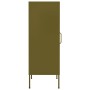 Armario de almacenamiento acero verde oliva 42,5x35x101,5 cm