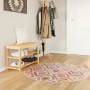 Alfombra lavable antideslizante multicolor Ø 120 cm