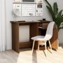 Escritorio de madera contrachapada marrón roble 100x50x76 cm de vidaXL, Escritorios - Ref: Foro24-815422, Precio: 77,54 €, De...