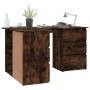 Smoked oak plywood corner desk 145x100x76cm by vidaXL, Desks - Ref: Foro24-815441, Price: 143,98 €, Discount: %
