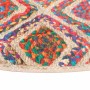 Alfombra lavable antideslizante multicolor Ø 120 cm