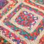 Alfombra lavable antideslizante multicolor Ø 120 cm
