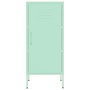 Armario de almacenamiento acero verde mint 42,5x35x101,5 cm