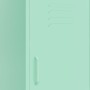 Armario de almacenamiento acero verde mint 42,5x35x101,5 cm