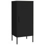 Armario de almacenamiento acero negro 42,5x35x101,5 cm