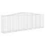 Gabionenkörbe, 20 Stück, Bogenform aus Eisen, 400 x 50 x 120/140 cm von vidaXL, Töpfe und Pflanzgefäße - Ref: Foro24-3145979,...