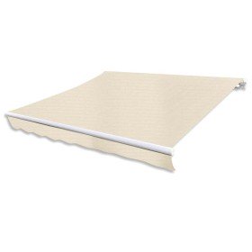 Toldo plegable motorizado 400 cm crema Toldo plegable motorizado 400 cm crema