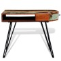 Schreibtisch aus recyceltem Massivholz mit Eisenbeinen von vidaXL, Schreibtische - Ref: Foro24-241641, Preis: 158,93 €, Rabat...